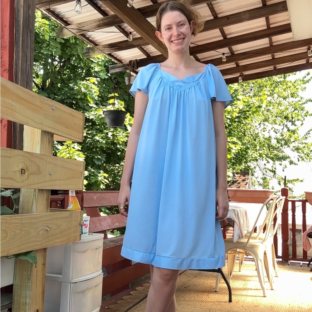 Light Blue vintage nightgown Dress